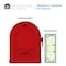 Architectural Mailboxes Mailbox, Red, Post Mount, Medium 7600R - alternate 4